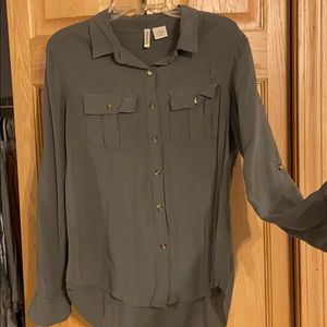Button up Casual Tee